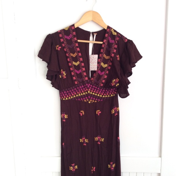 Free People Cleo Jumpsuit Sz 2 - Picture 4 of 6